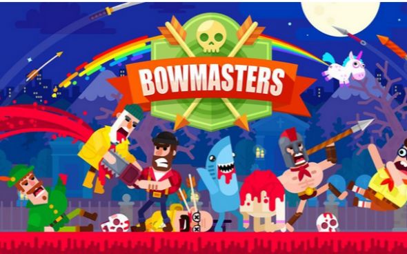 【新风】Bowmasters《冷血射手》游戏体验哔哩哔哩bilibili