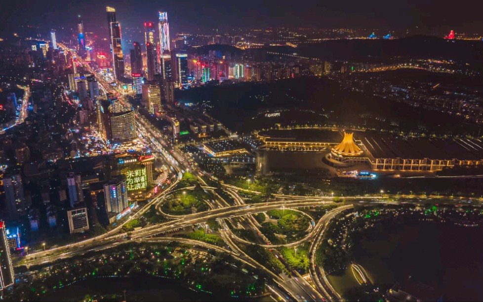 南宁夜景太美了,不愧是广西第一大城市.