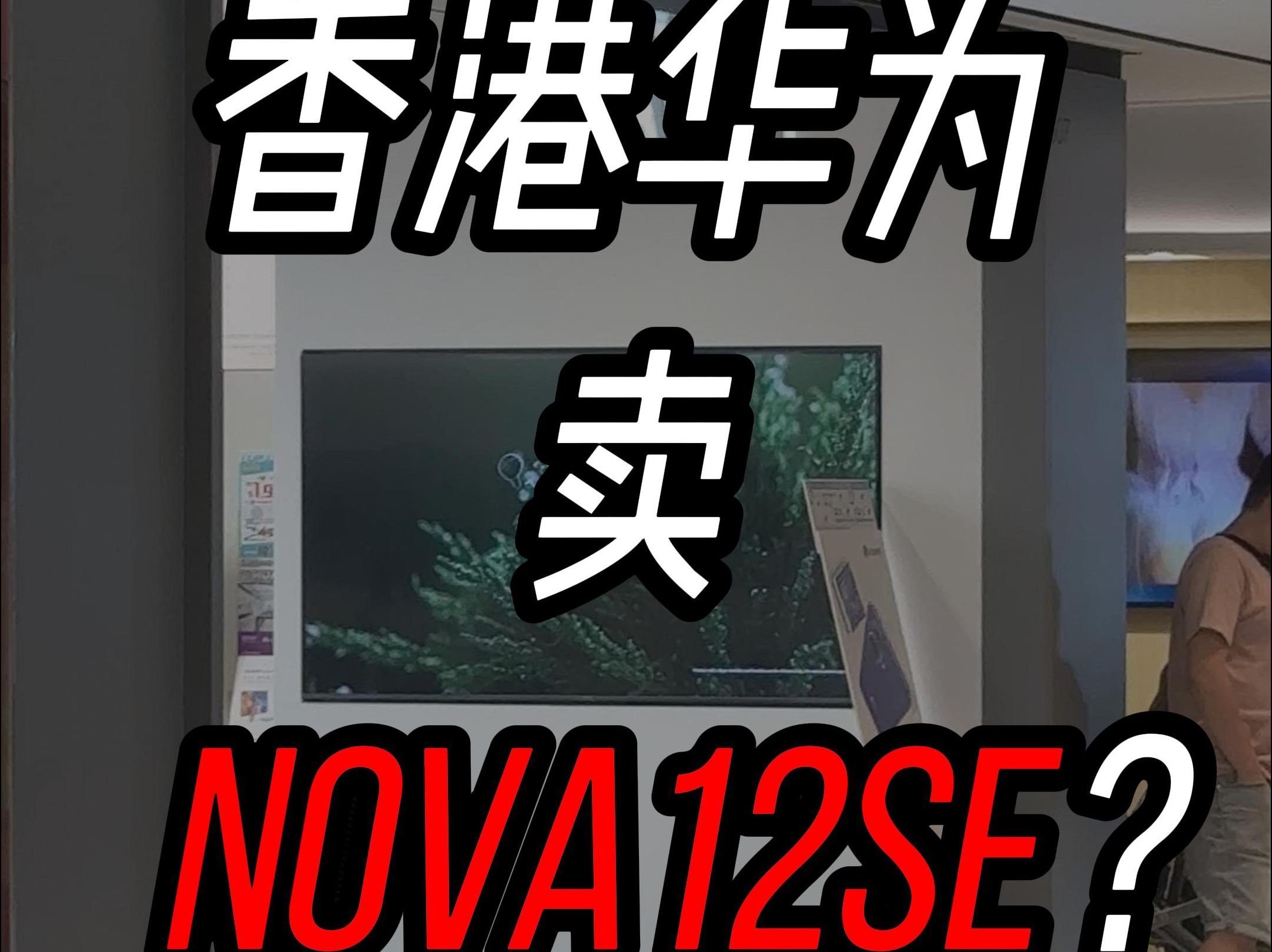 香港唯一的华为旗舰店,竟然在卖Nova12SE?哔哩哔哩bilibili