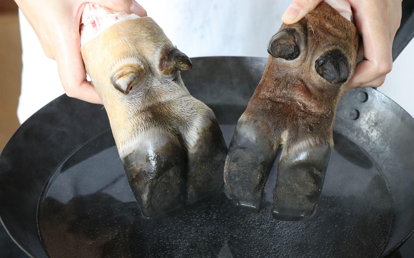 自从知道牛蹄可以这样吃,连皮带毛往锅里一丢,出锅后真香