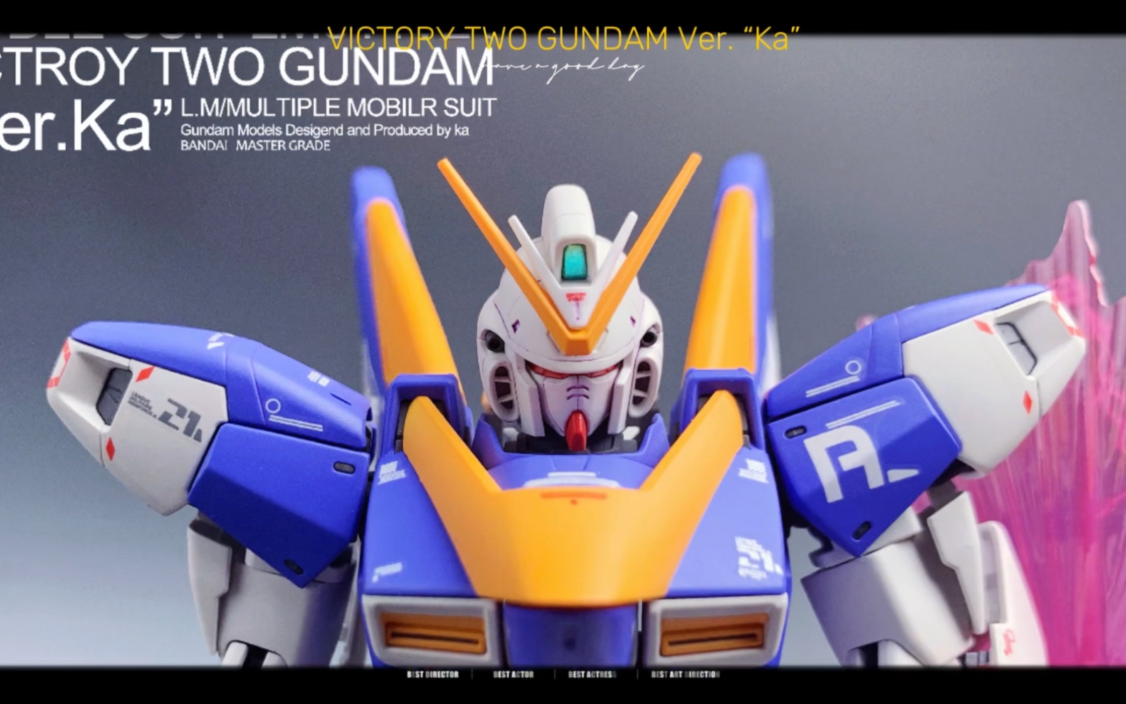 机动战士v高达 万代 高达模型拼装 v2高达 ver.