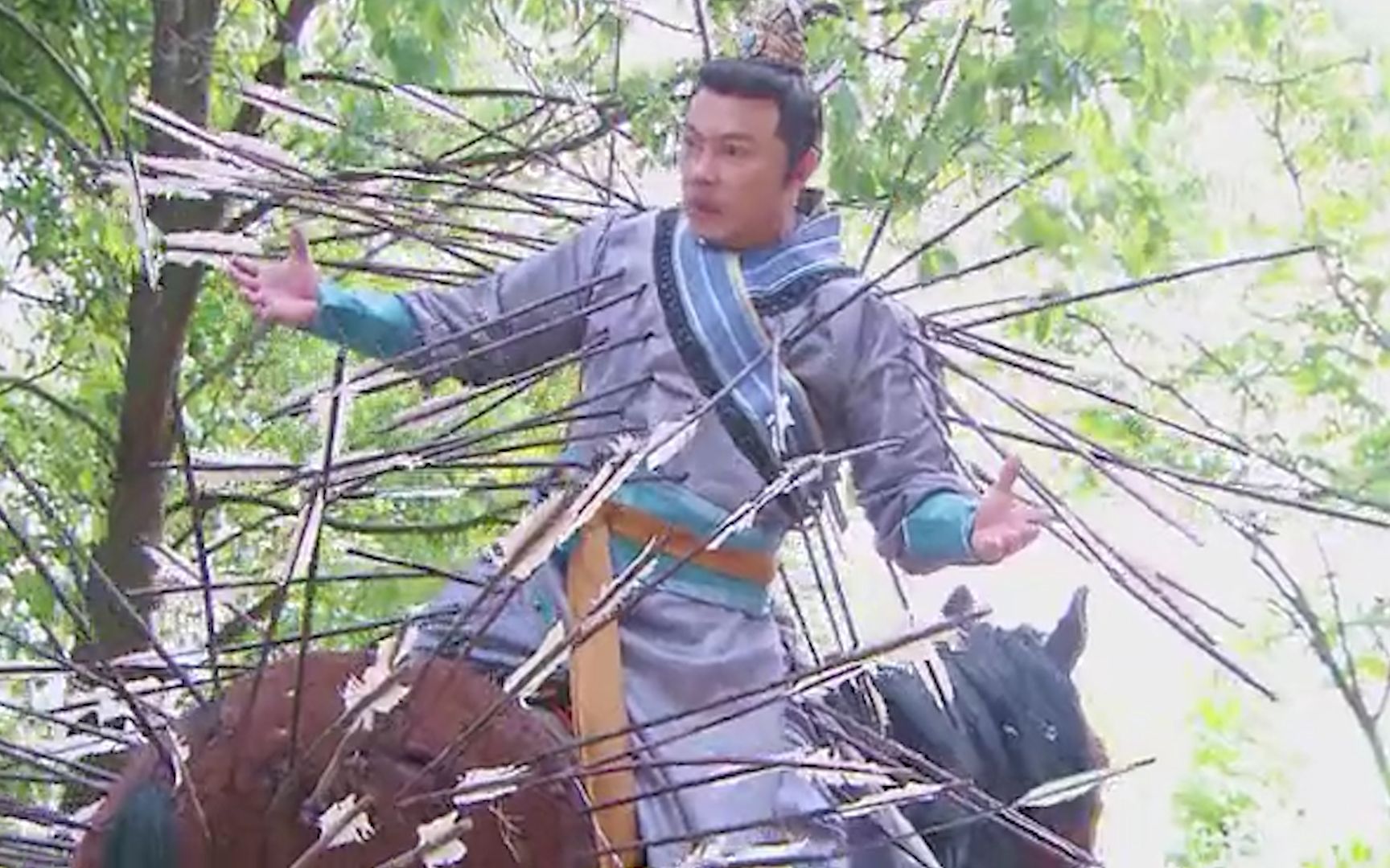 国产剧中的雷人名场面,程咬金被插满箭,妈祖跟外国人说英语