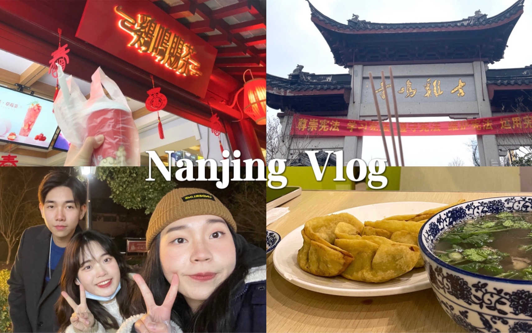 大陆交换vlog | 跟韩国小哥哥吃东北烤肉/南京鸡鸣寺祈福/打卡南京必吃牛肉锅贴哔哩哔哩bilibili