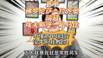 不懂意甲瑞超？没关系我教你！