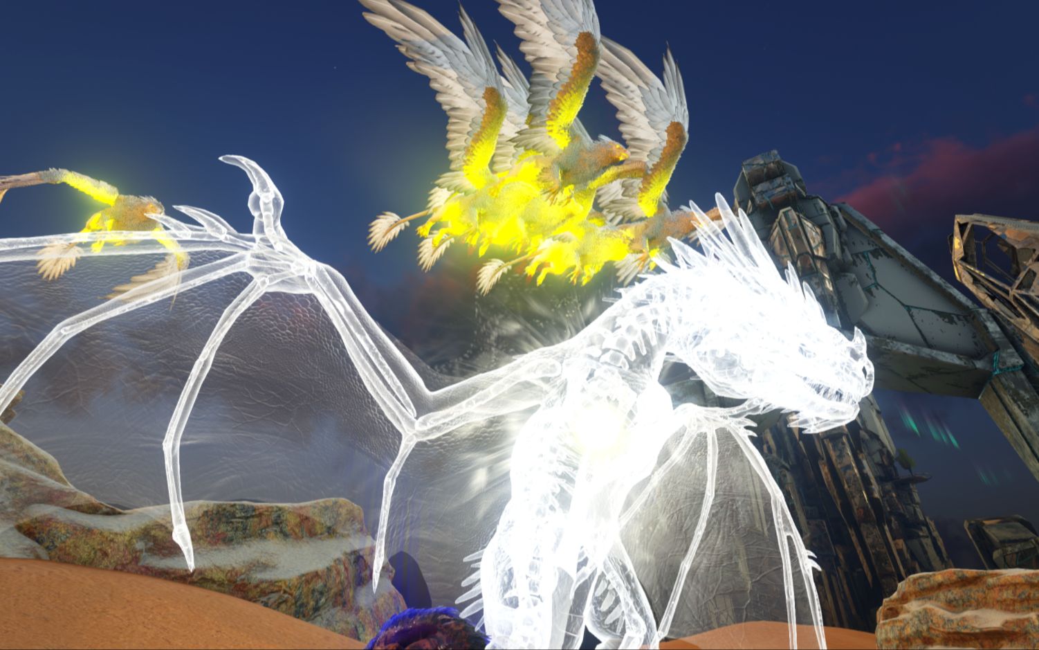 方舟生存进化 原始恐惧18 挑战光明龙皇!直接就秒我 怎么打?