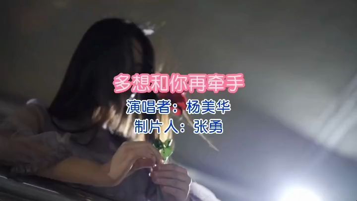 [图]《多想和你再牵手》演唱 杨美华 视频制作 张勇