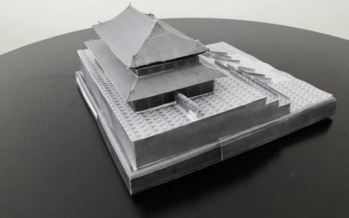 【纸模】紫禁城纸模型制作