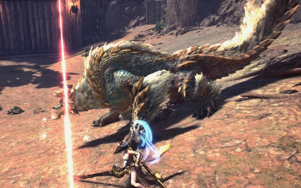 【ps4游戏】《怪物猎人世界:冰原》小队日常 活动斗技场雷狼龙 - 猎笛