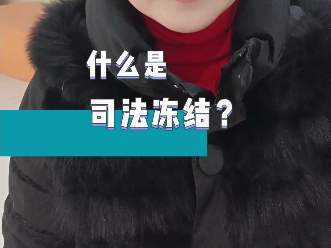 什么是司法冻结?哔哩哔哩bilibili