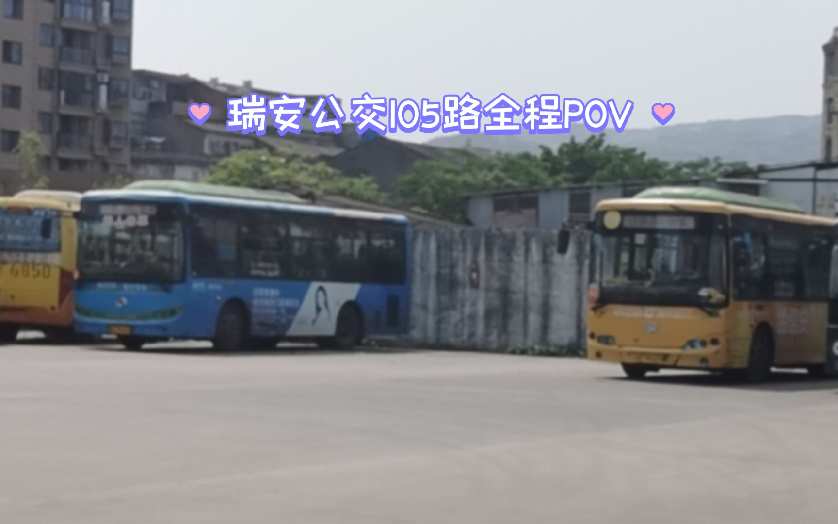 瑞安105路公交车路线图图片