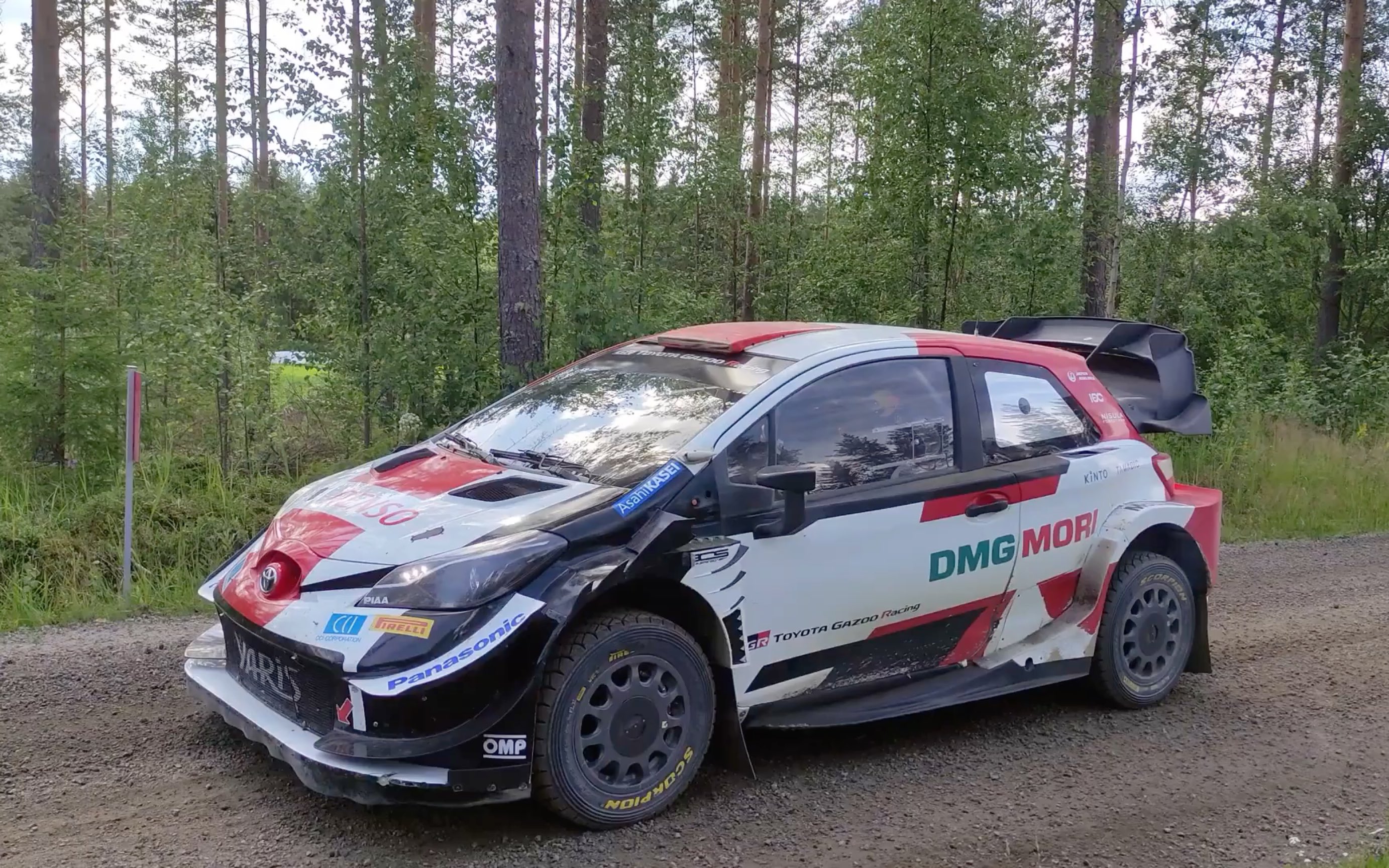 【wrc】2021丰田雅力士wrc爱沙尼亚测试