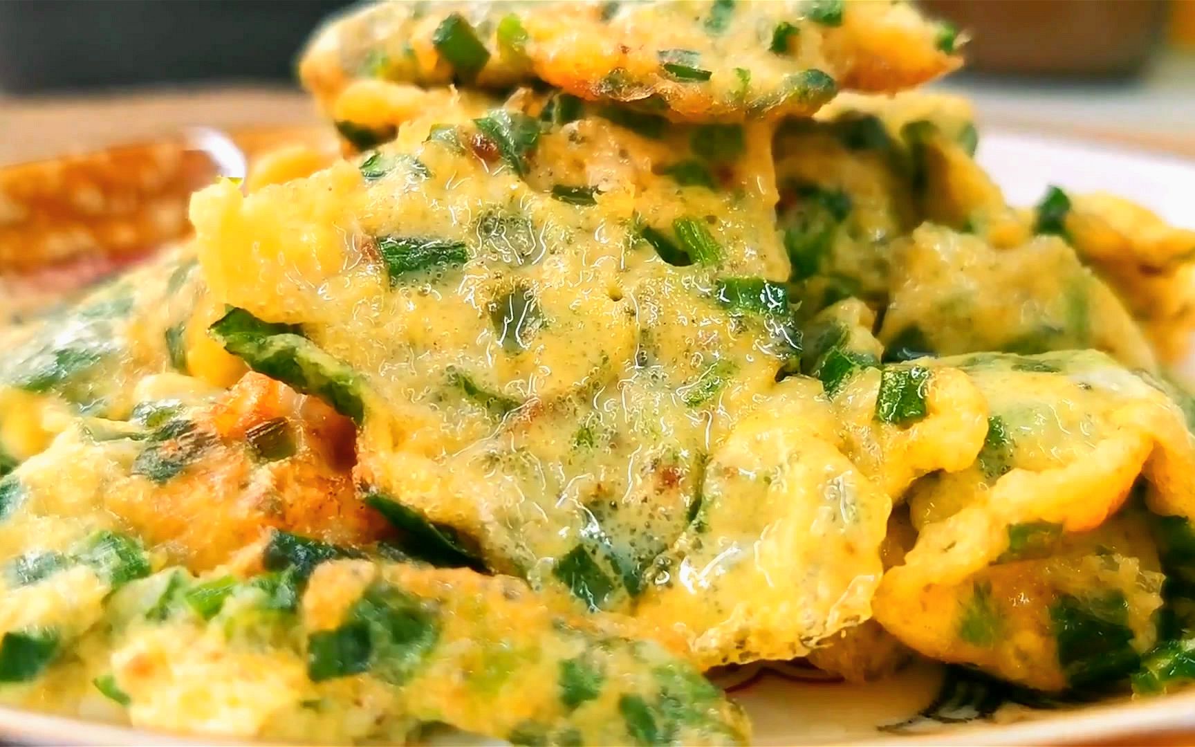 韭菜煎蛋 记忆中的经典,小时候最想吃的美食,这味道你还记得吗?