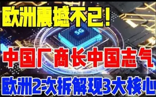 Download Video: 继华为后，又一家中国厂商长中国志气，欧洲2次拆解发现3大核心