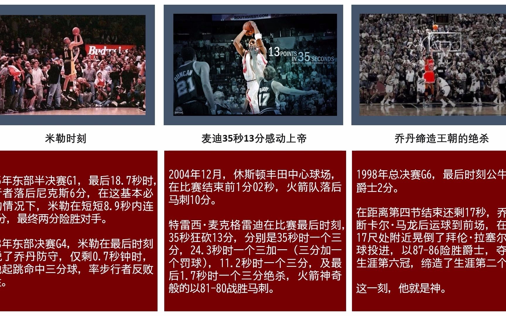 NBA历史上最伟大的十次绝杀哔哩哔哩bilibili