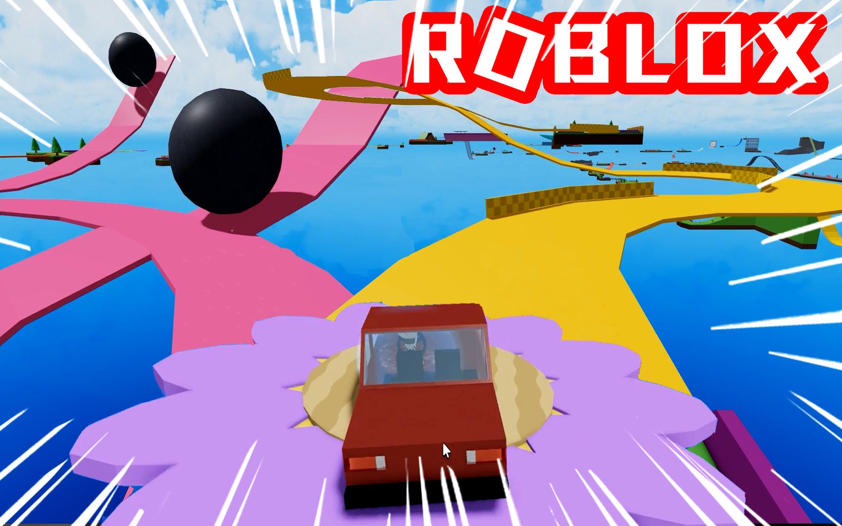 ROBLOX汽车跑酷:在魔鬼道路上行驶,你能通过几关?网络游戏热门视频