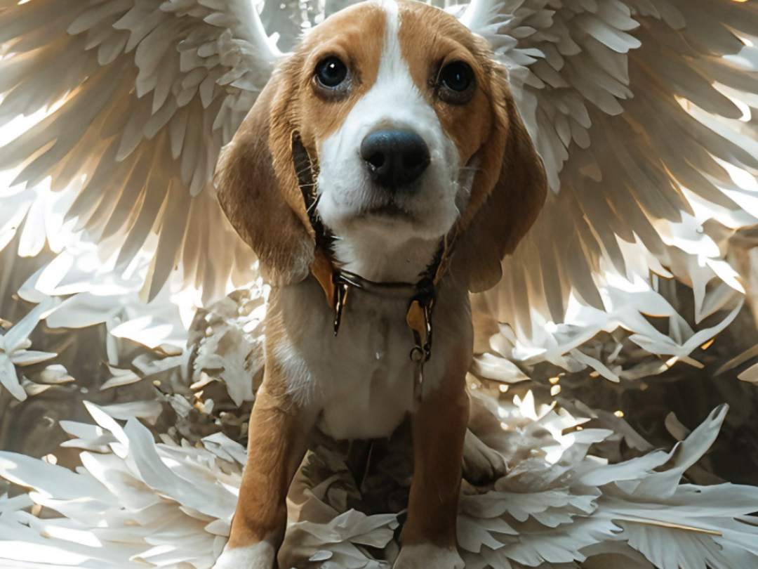 不养狗不知道养狗的乐趣 #比格犬受害者联盟 #我也长出了天使的翅膀