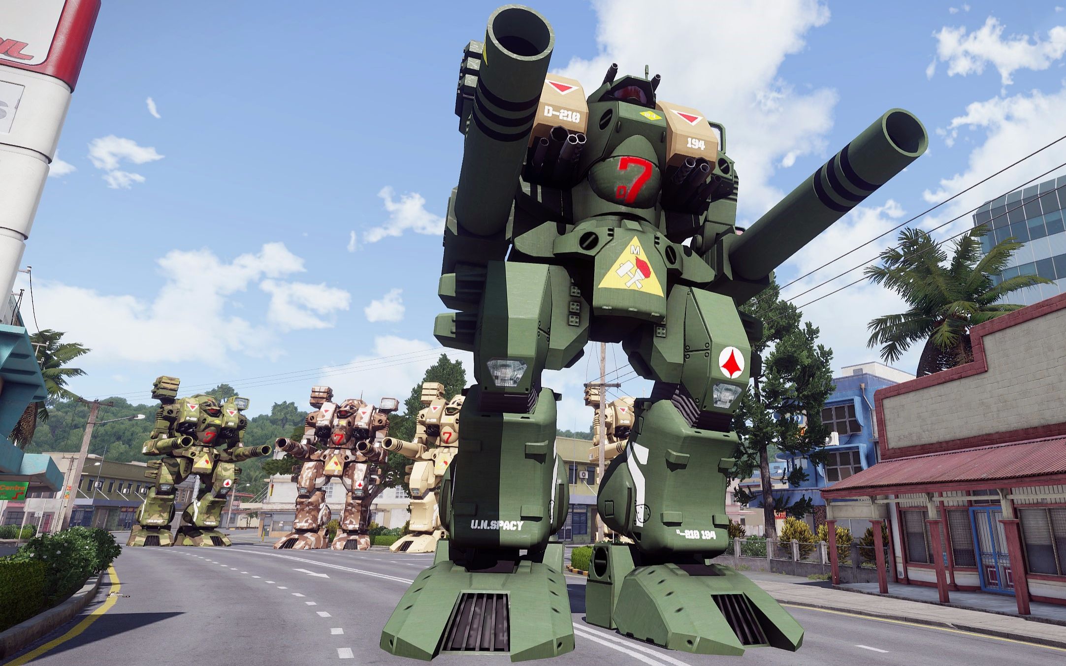 【arma3】最新超时空要塞机甲模组!来手撕高达啊!