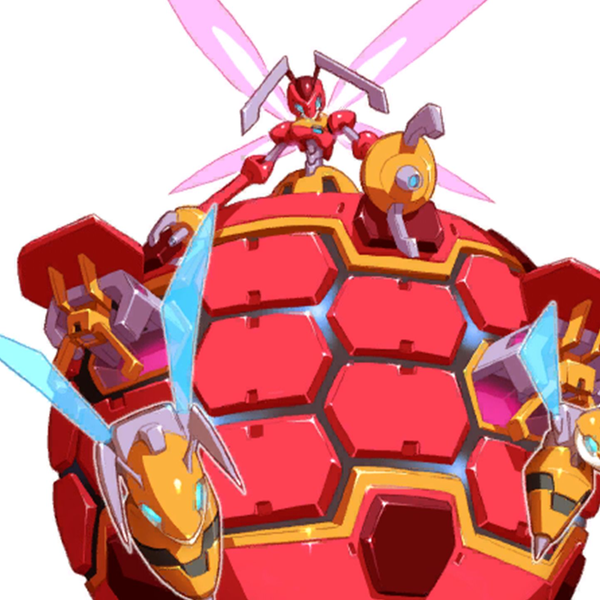 ロックマンゼクスアドベント 机雷蜂后 金牌_哔哩哔哩_bilibili