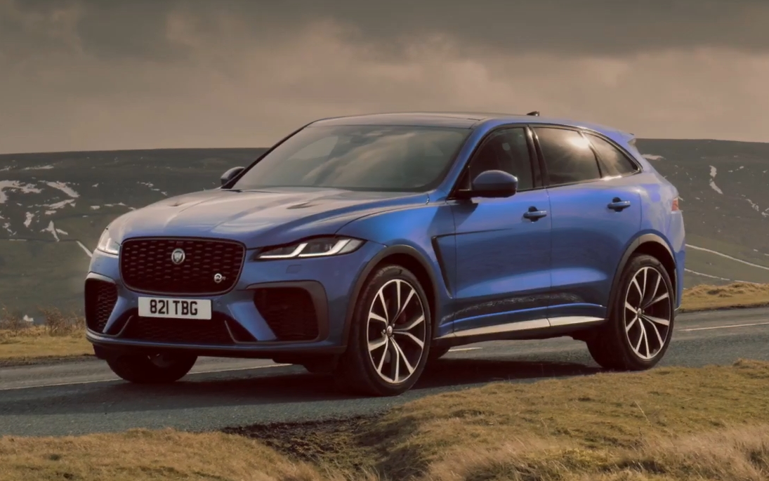 2021款捷豹fpacesvr小改款内外饰及官方驾驶视频