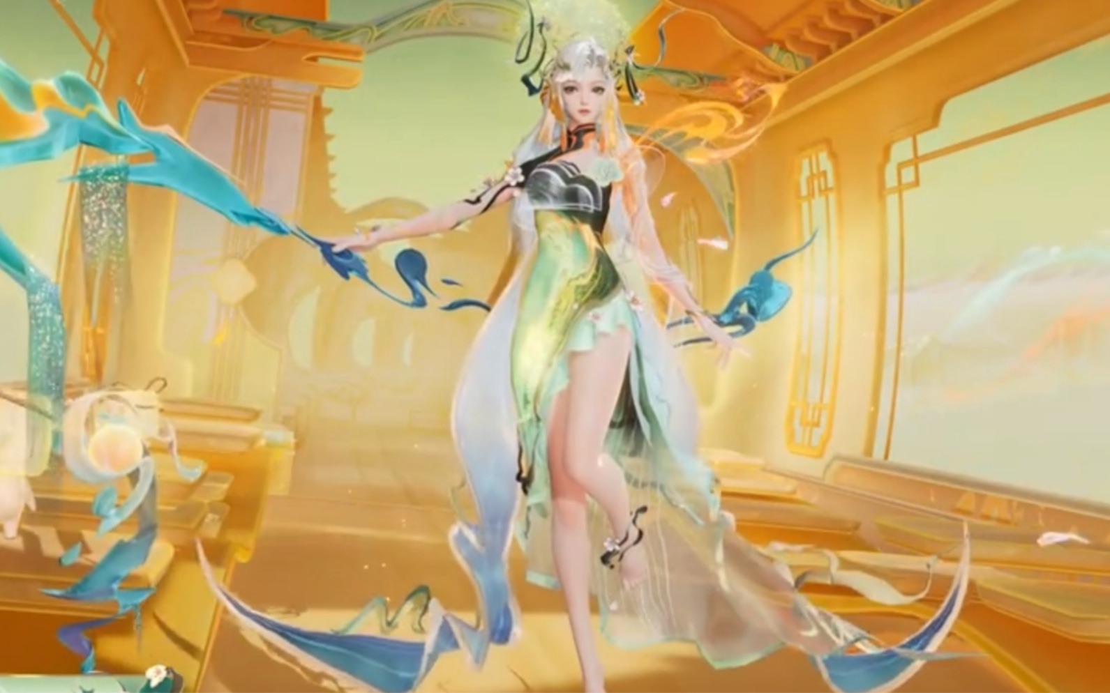 大乔·乘龙 忆丹青 龙年限定皮肤技能特效