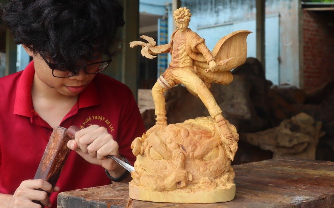 木雕艺术-火影忍者