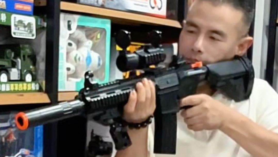 #一把玩具枪的快乐 #男生无法拒绝的玩具 #M416 #m416玩具枪