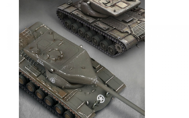 模玩杂谈铁拳t57172坦克模型