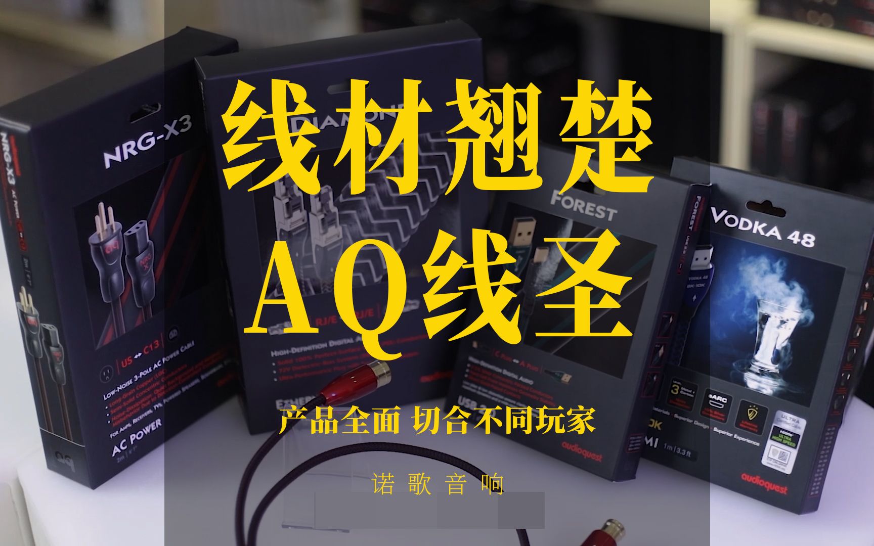 HIEND线材界的翘楚美国Audioquest线圣哔哩哔哩bilibili