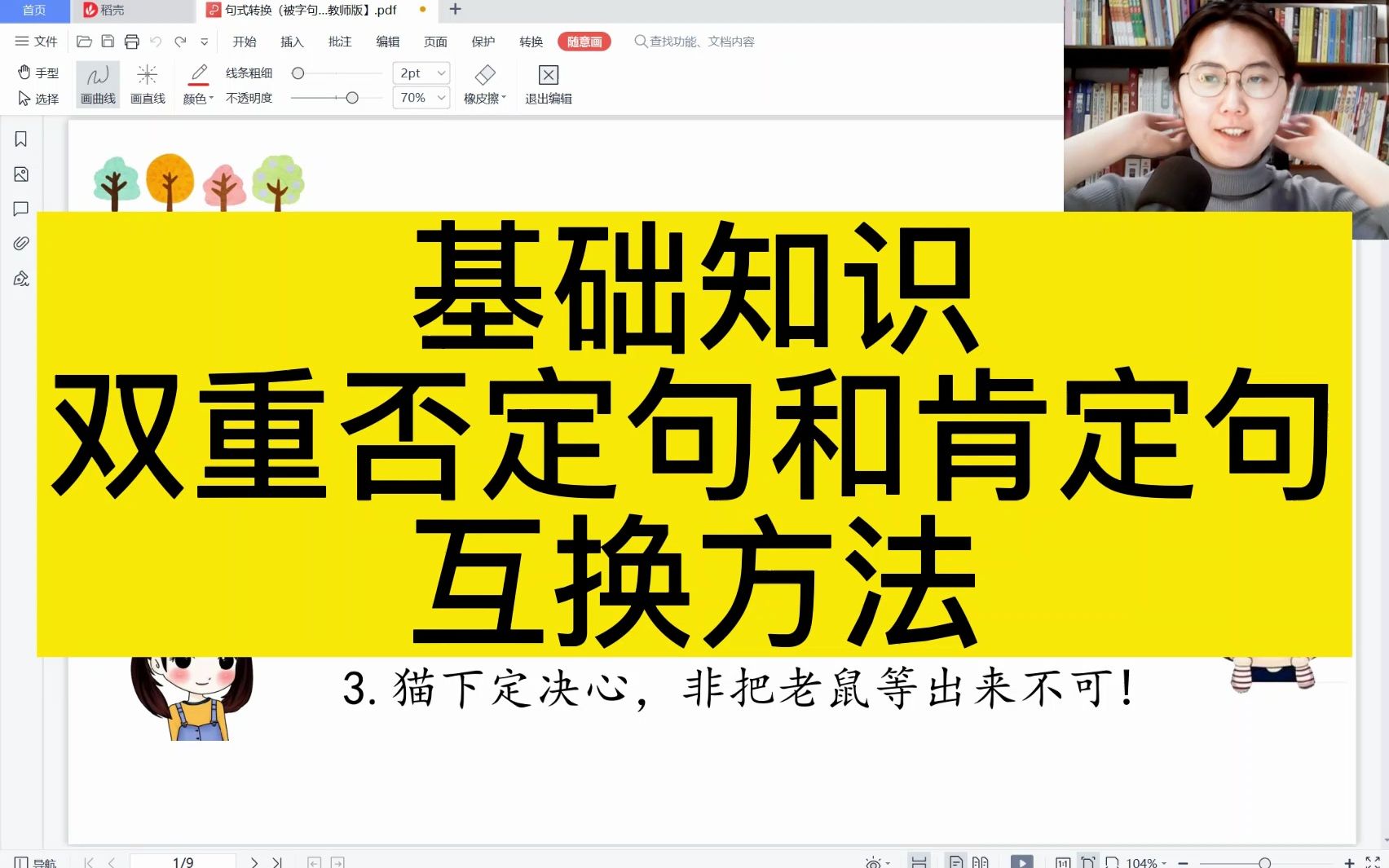 [图]基础知识双重否定句和肯定句互换方法