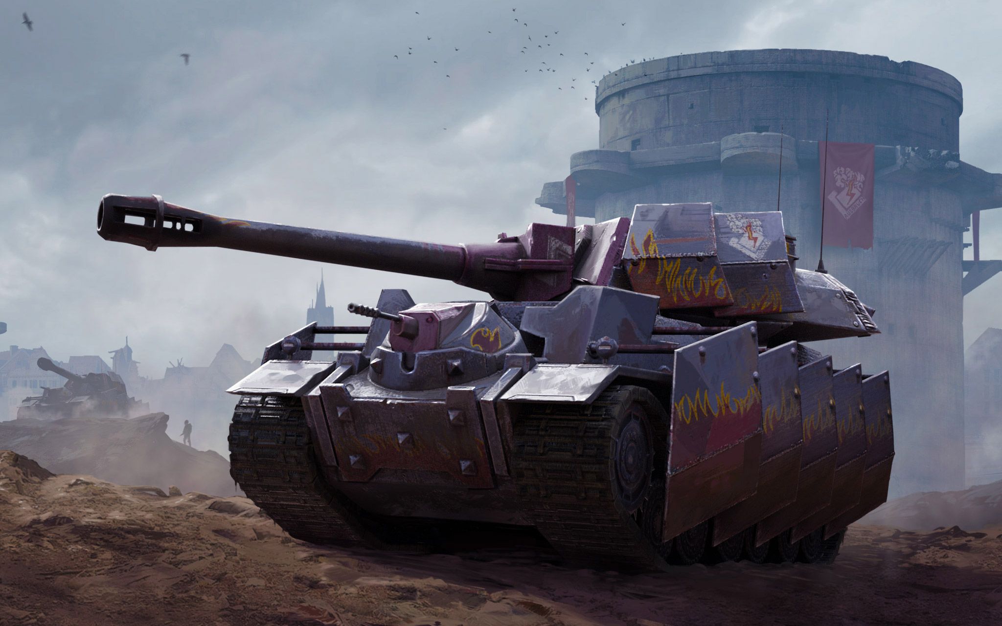 坦克世界闪击战 × 战场女武神:帝国军重坦"瓦尔肯"