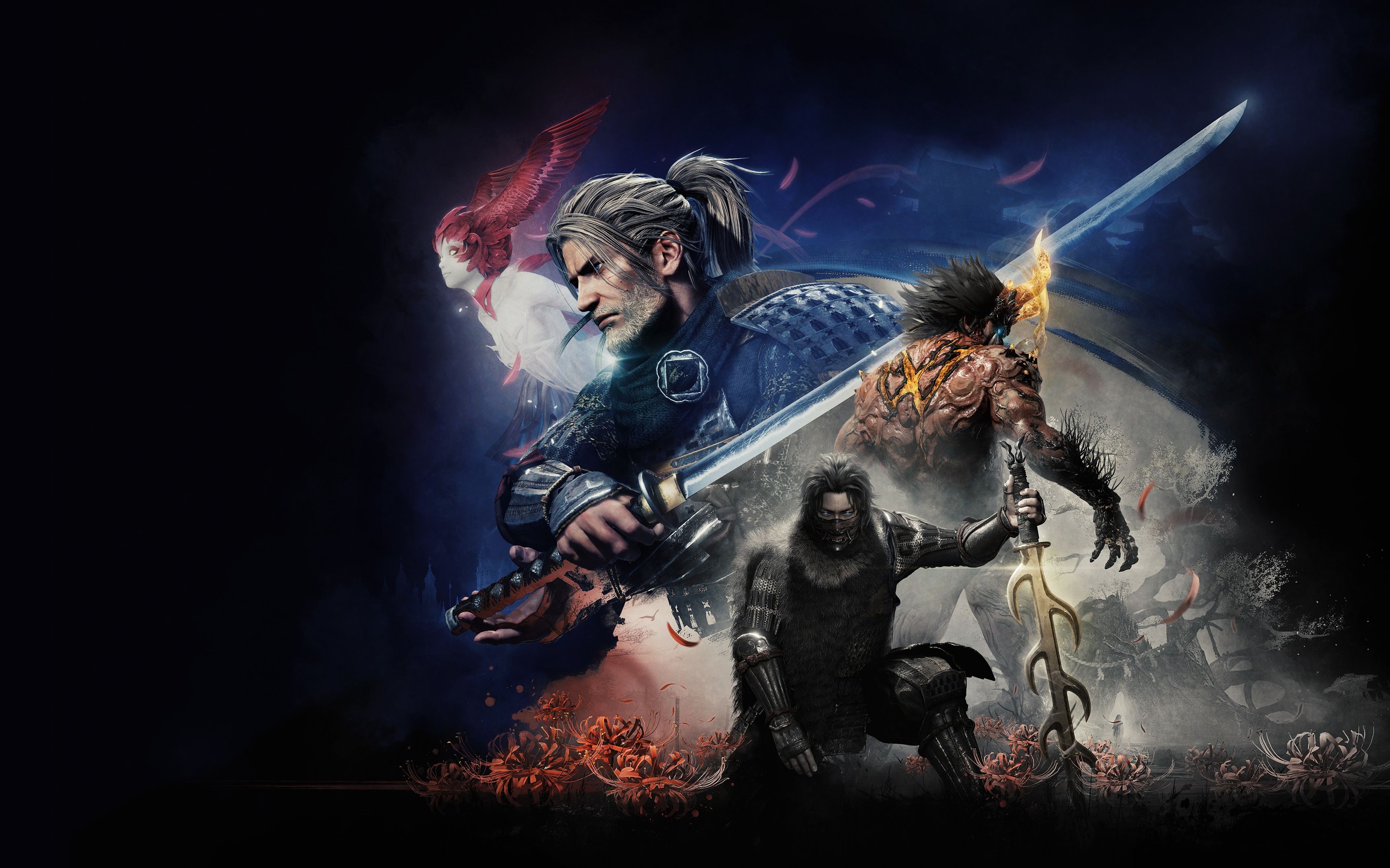 [ps5/仁王1重制版] 一周目阿胜无伤平民刮痧平a流_仁王