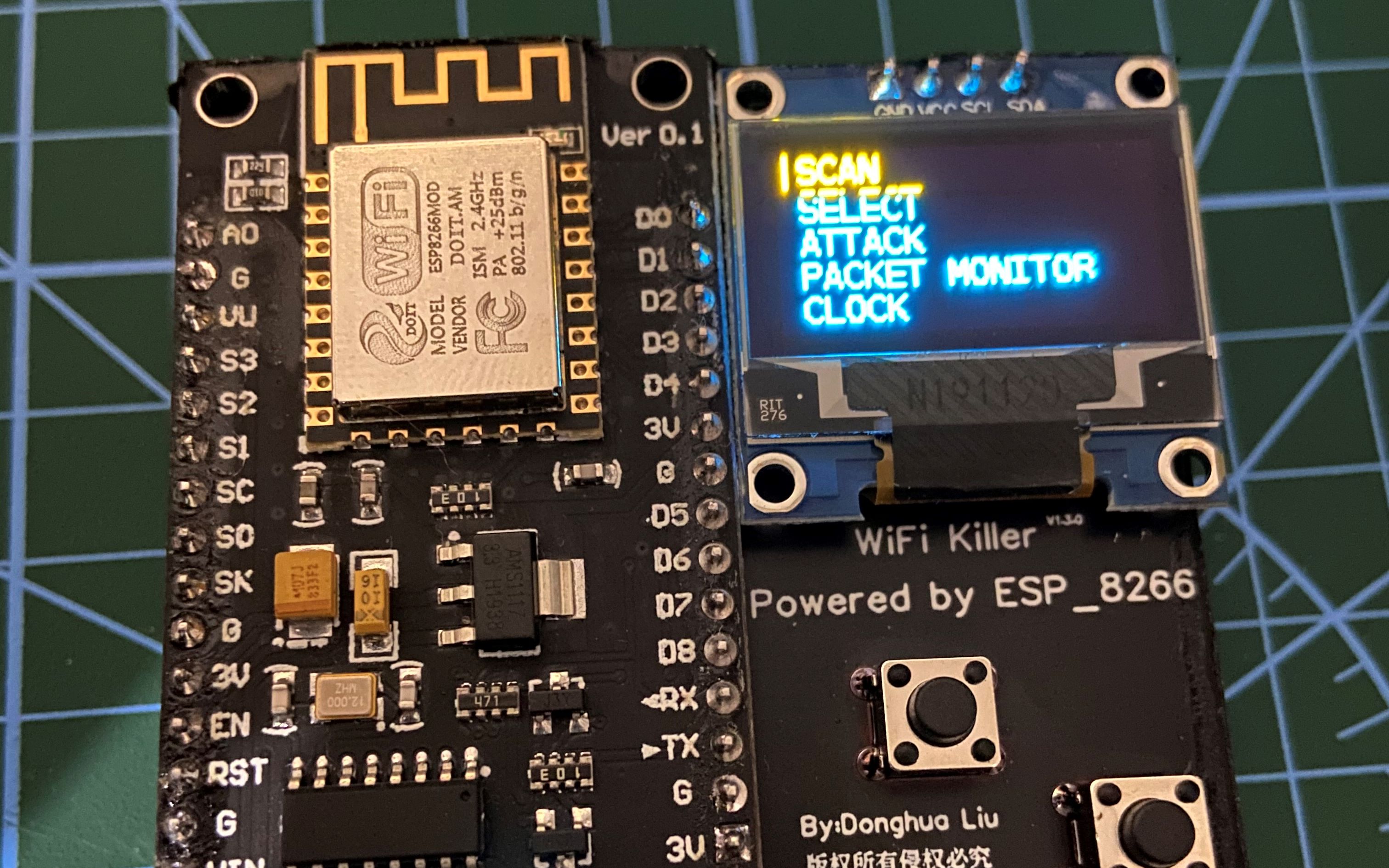 [图]ESP8266 WiFi杀手终极版操作演示