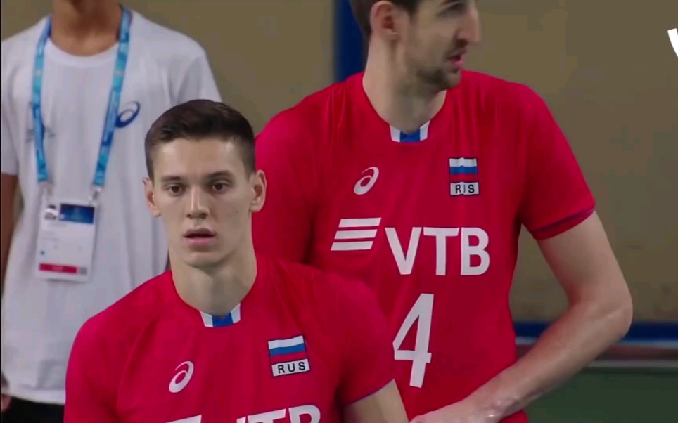 【男排】俄罗斯接应poletaev,太帅了,相信你们都可以吧