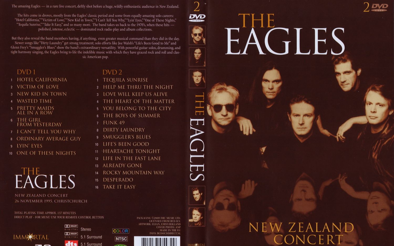 [图]Eagles 1995 New Zeland Concert 老鹰乐队新西兰演唱会