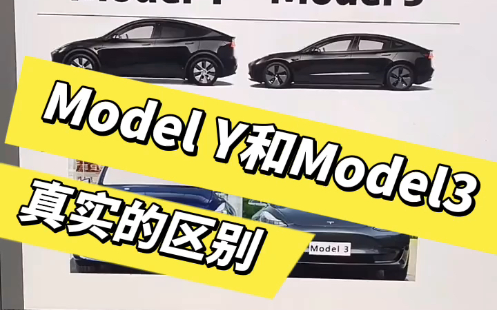 modely和model3到底有哪些區別看完讓你嚇一跳