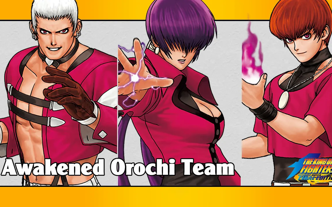 【cmv】拳皇98um里大蛇队花式连招视频-by persona