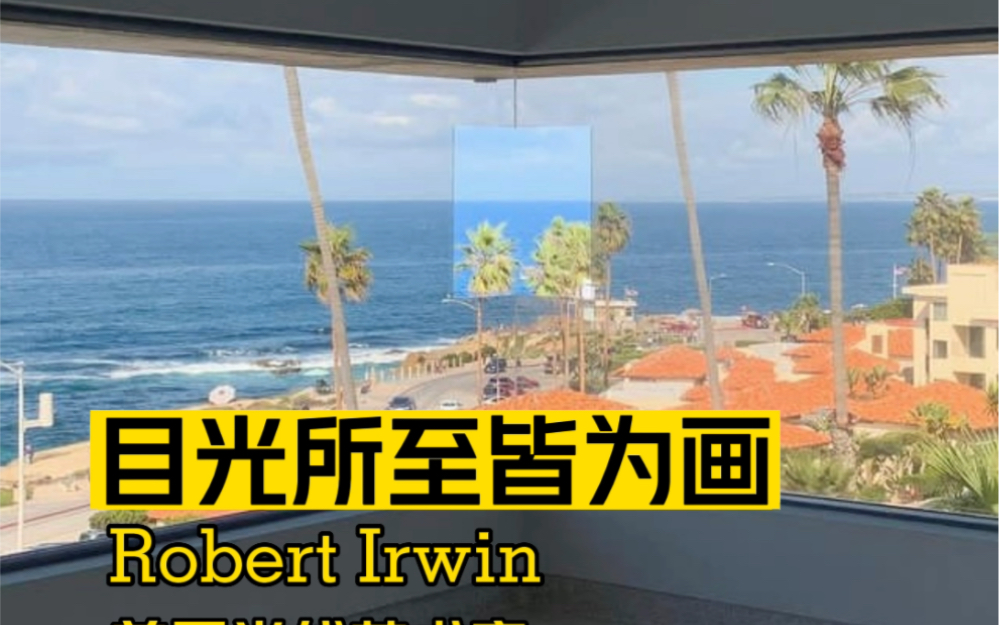 目光所至皆为画 Robert Irwin 美国当代艺术家哔哩哔哩bilibili