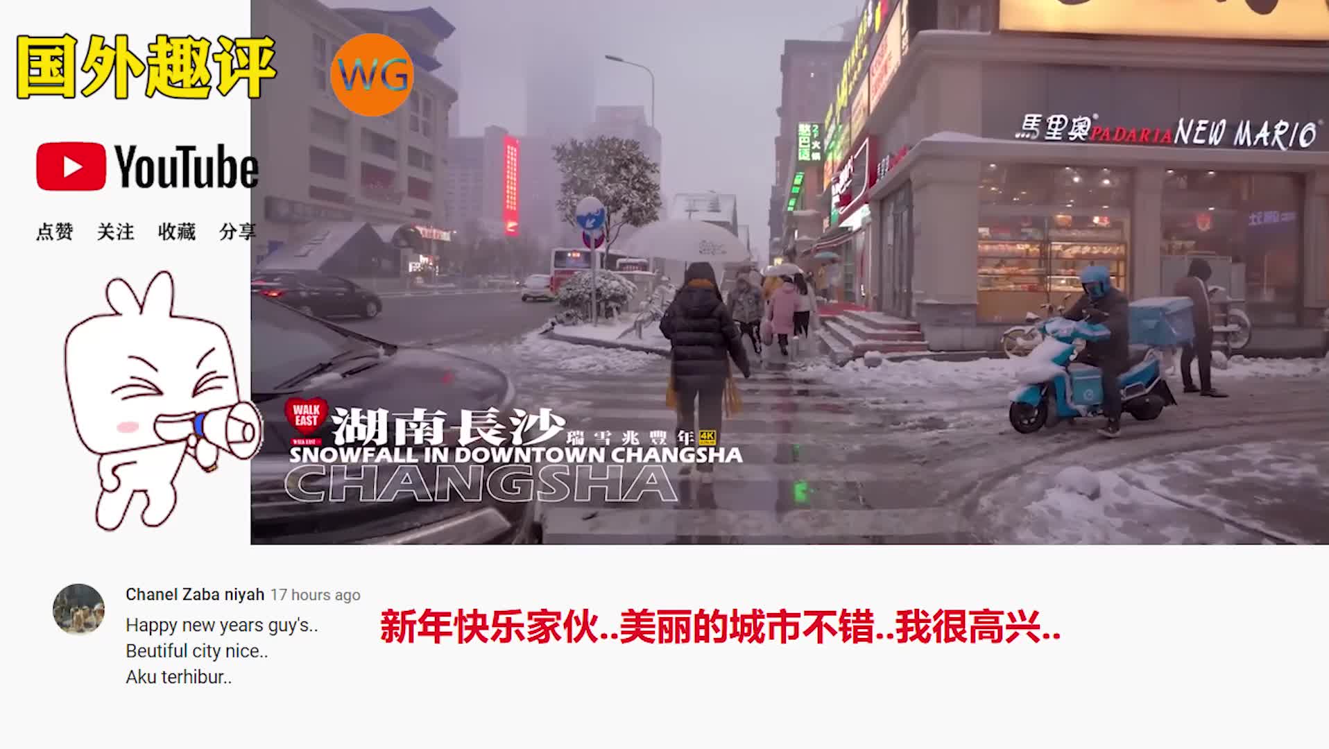 [图]国外网友：大雪中的长沙街头真是美不胜收，这才是真实的中国现状