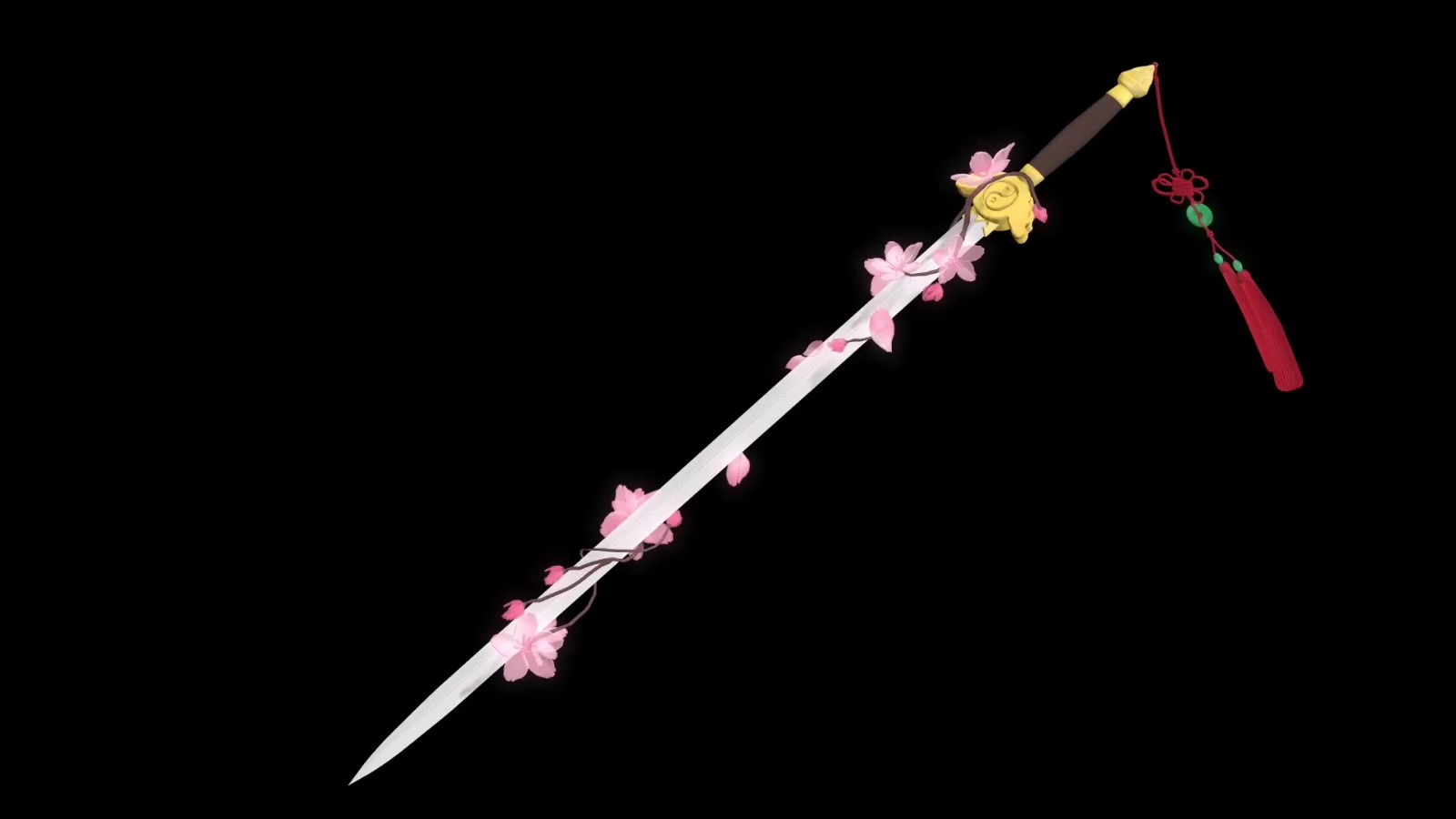 桃花道剑 嘻嘻,给新动作准备的一把剑