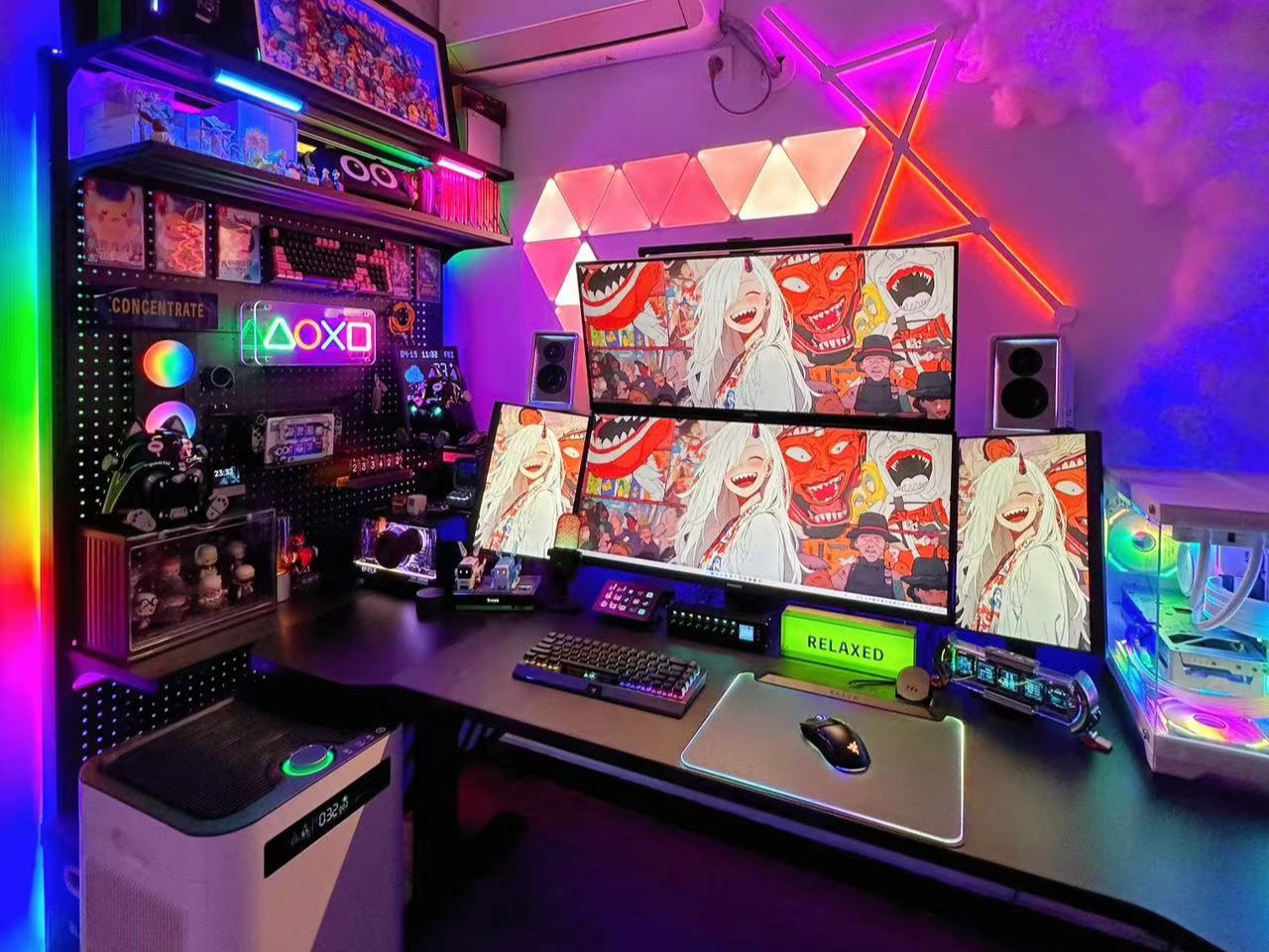 5㎡四屏电竞房改造|小空间不能没有它