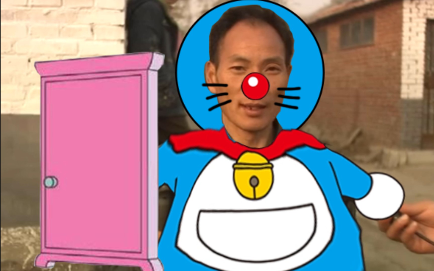 遇到胖虎,我掏出了任意门