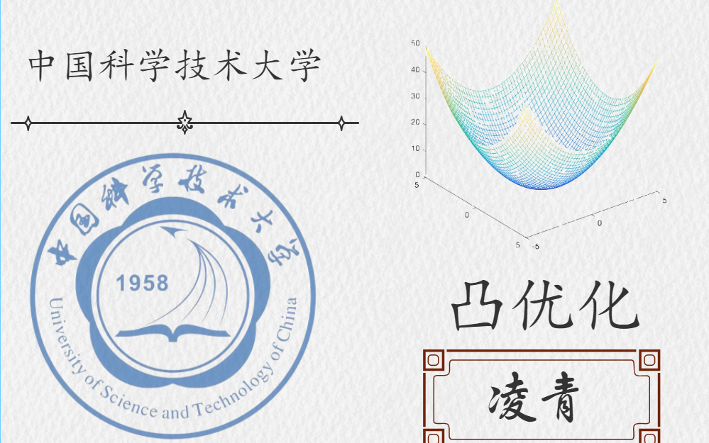 [图]【中科大】机器学习的敲门砖之《最优化理论》！！！附带课件