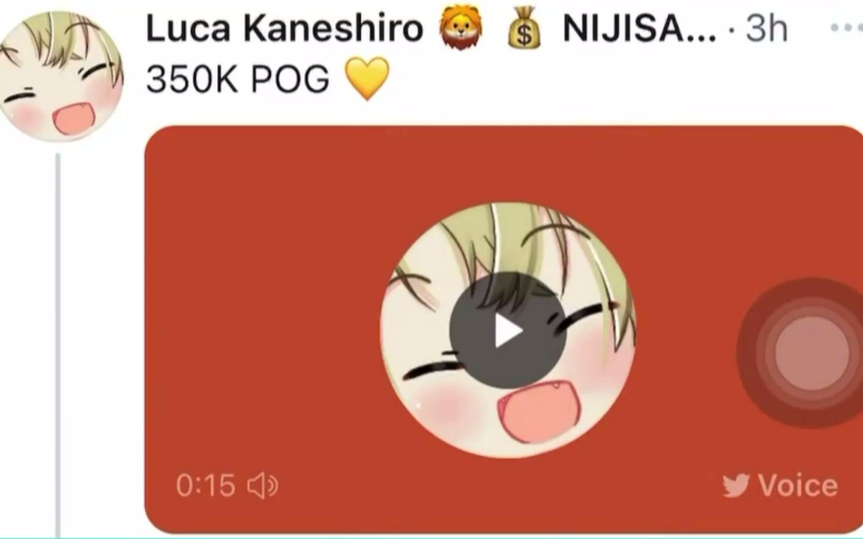 【luca kaneshiro】350k声推 但是产出过程【nijisanji en/luxiem】