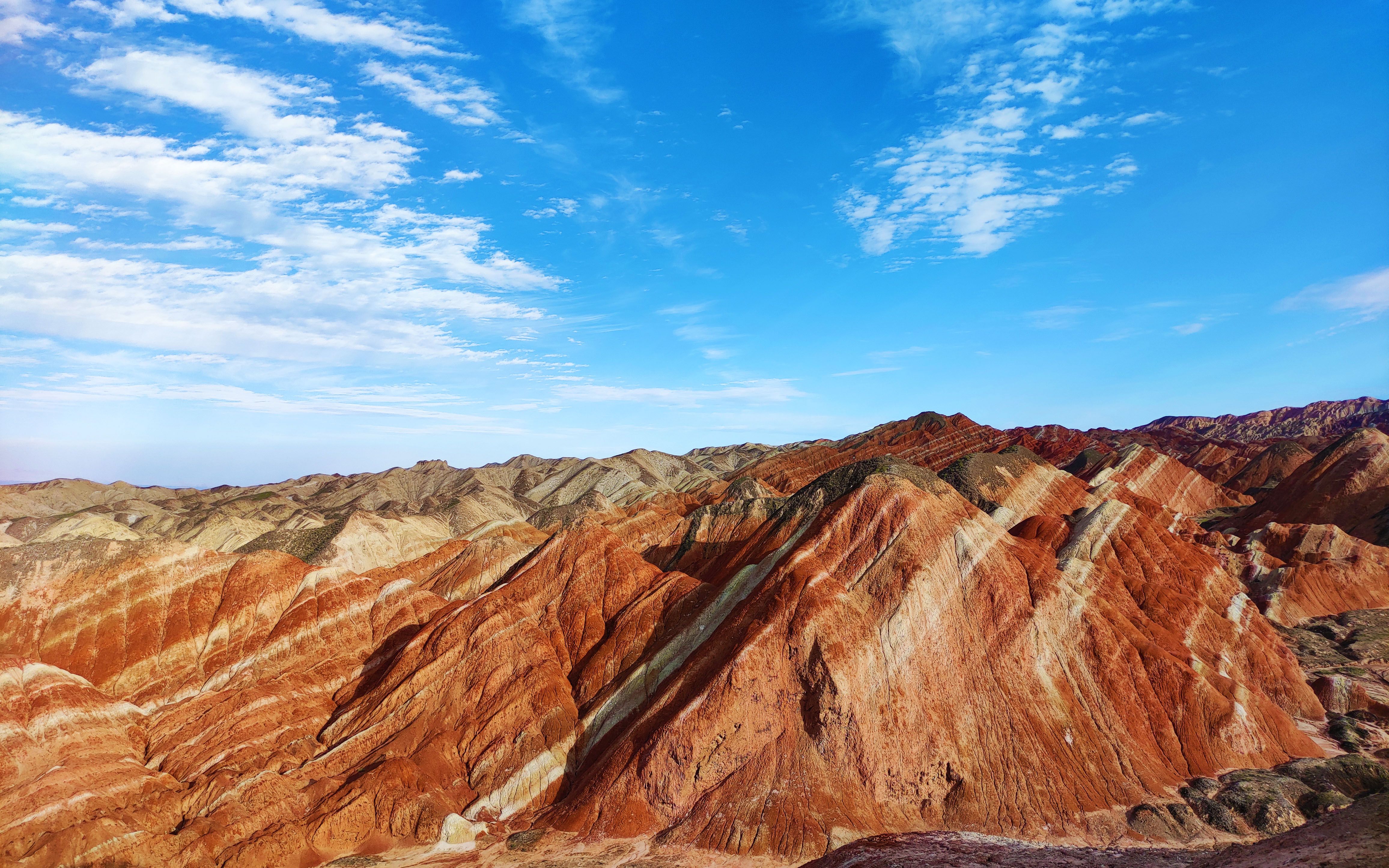 张掖七彩丹霞之日落