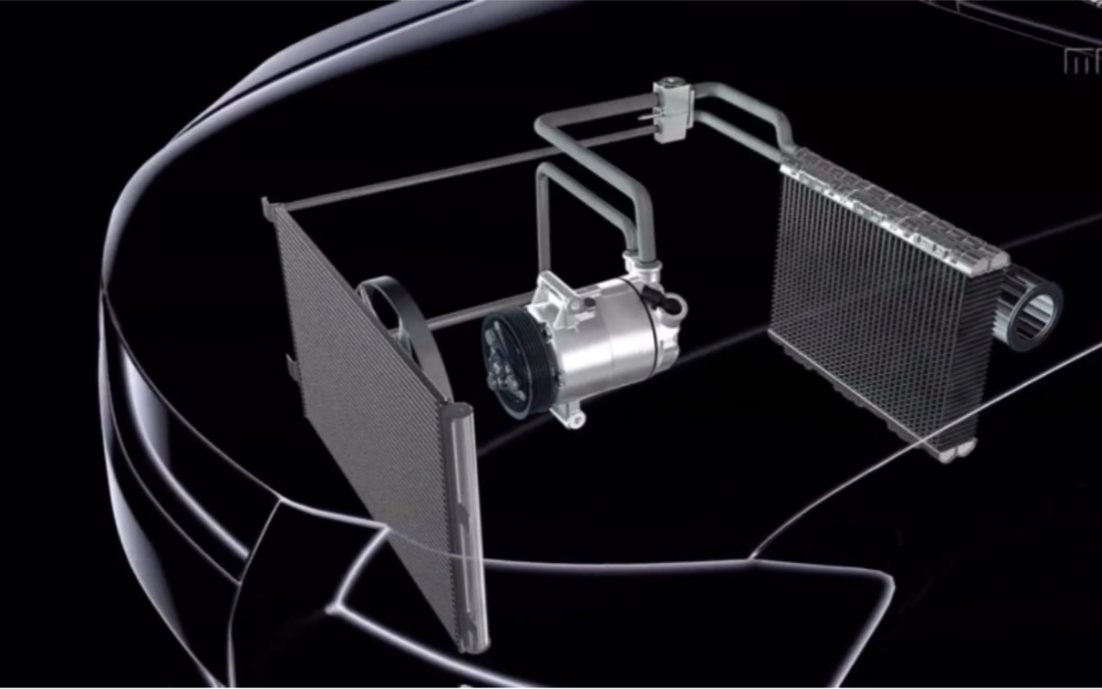 汽车空调制冷系统结构及原理哔哩哔哩bilibili