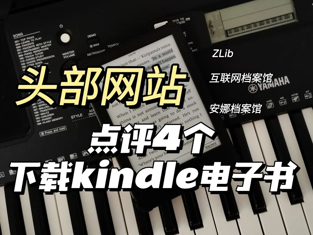 一口气点评4个外国下载kindle电子书资源的网站:Zlibrary、library Genesis、Internet Archive、annasarchi哔哩哔哩bilibili