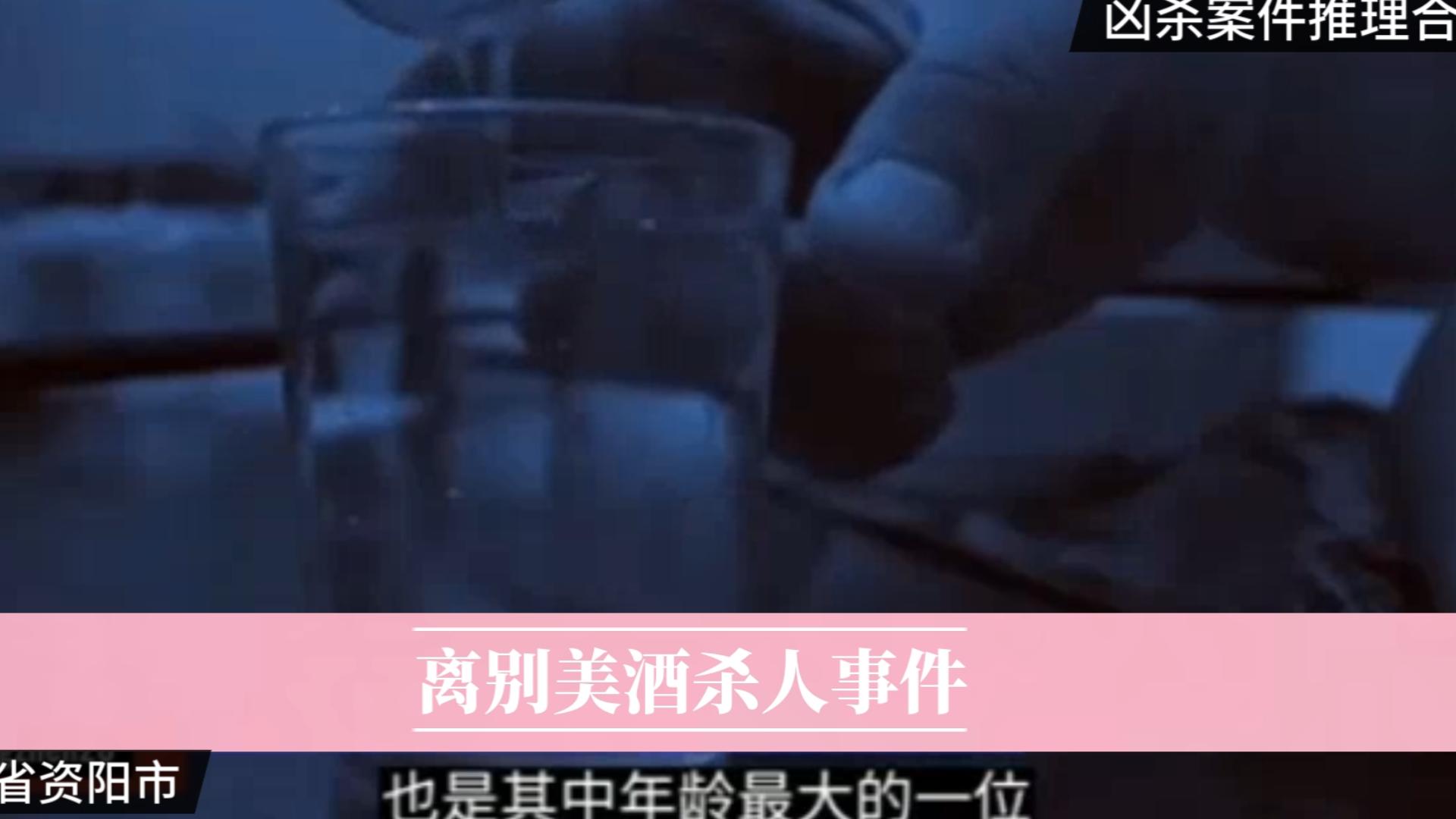 四川省资阳市 《离别美酒杀人事件》-凶杀案件推理合集-凶杀案件推理合集-哔哩哔哩视频