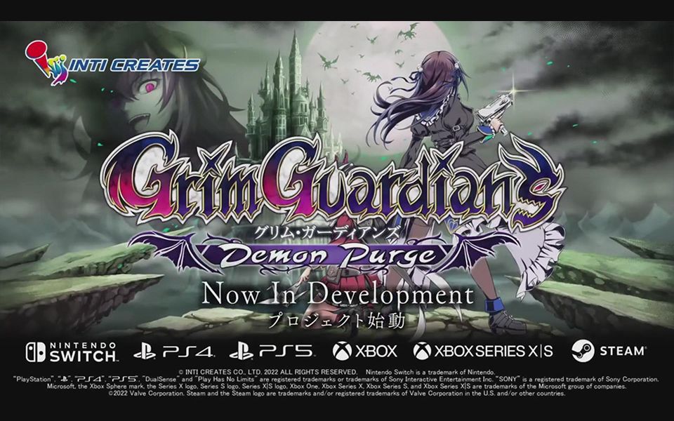 [图]【PC/PS/XBOX/Switch】2D横向卷轴美少女恶魔城动作游戏《Grim Guardians: Demon Purge》发售日待定