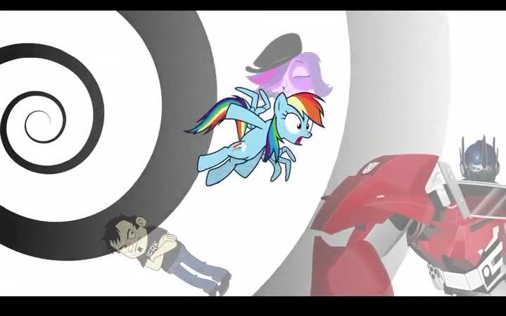 小马宝莉双虹音爆倒放版同人动画