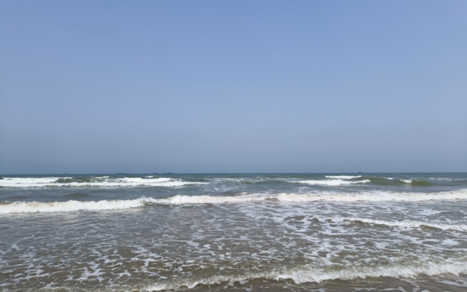 第一次来看海,很不错的体验.#北猫山海滩